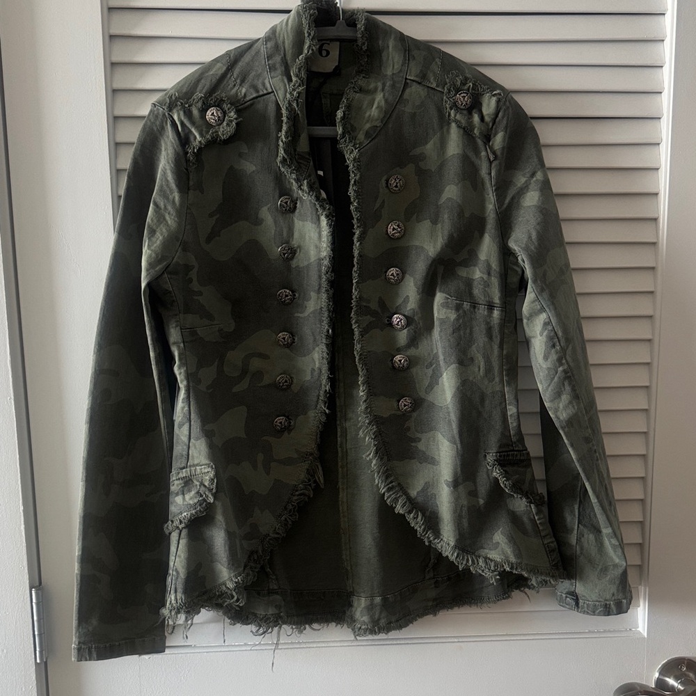 Camouflage Military Style Jacket